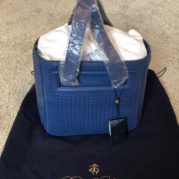 BRAND NEW Brooks Brothers woven handbag - Picture 2 of 8